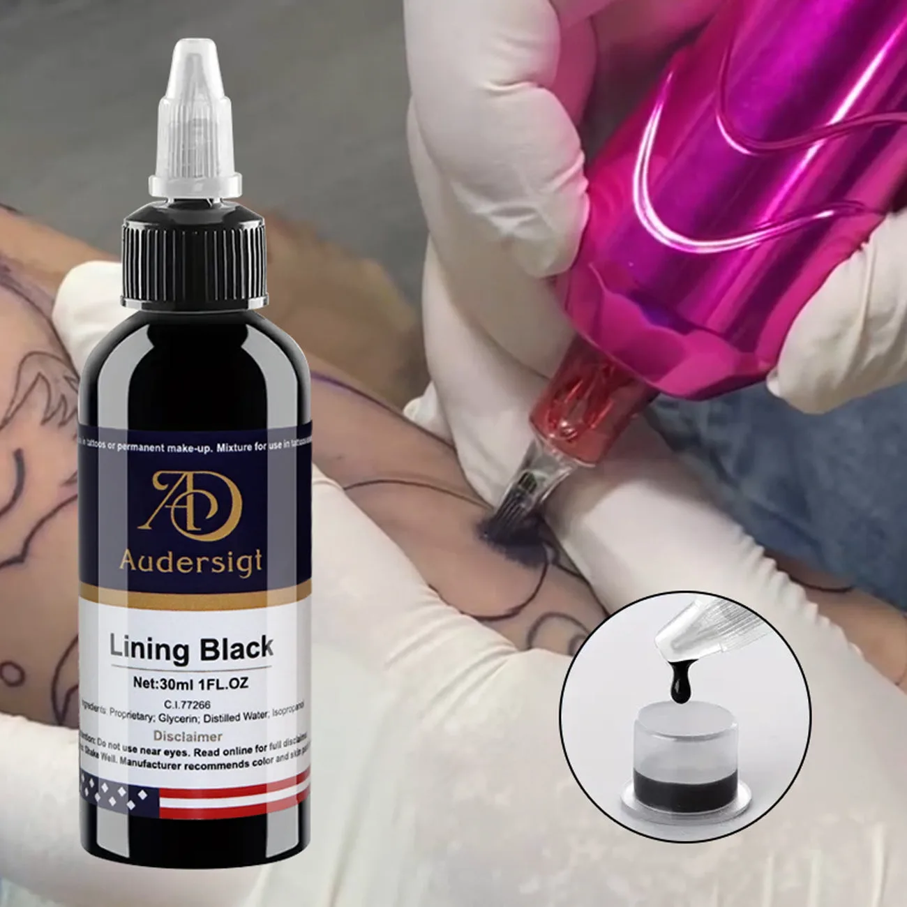 1.01 oz inchiostro professionale per tatuaggio - immagine 5