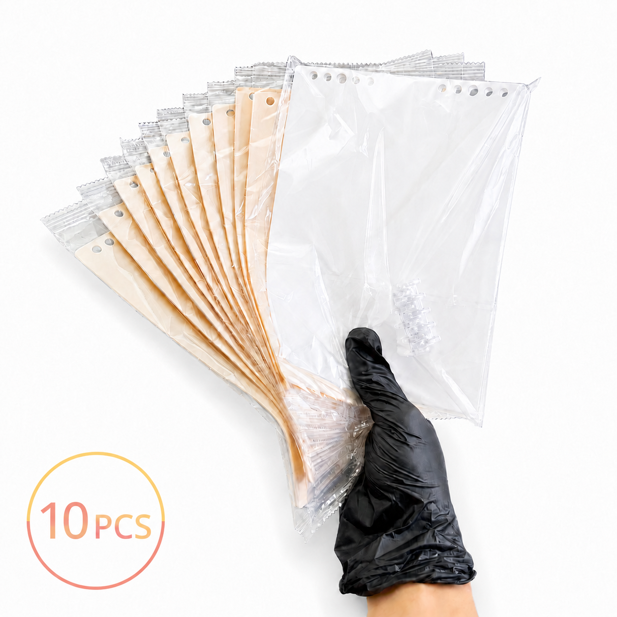10-Pack Silicone Tattoo Practice Skin — 1.3mm, 20.7 × 14.7cm — product configuration