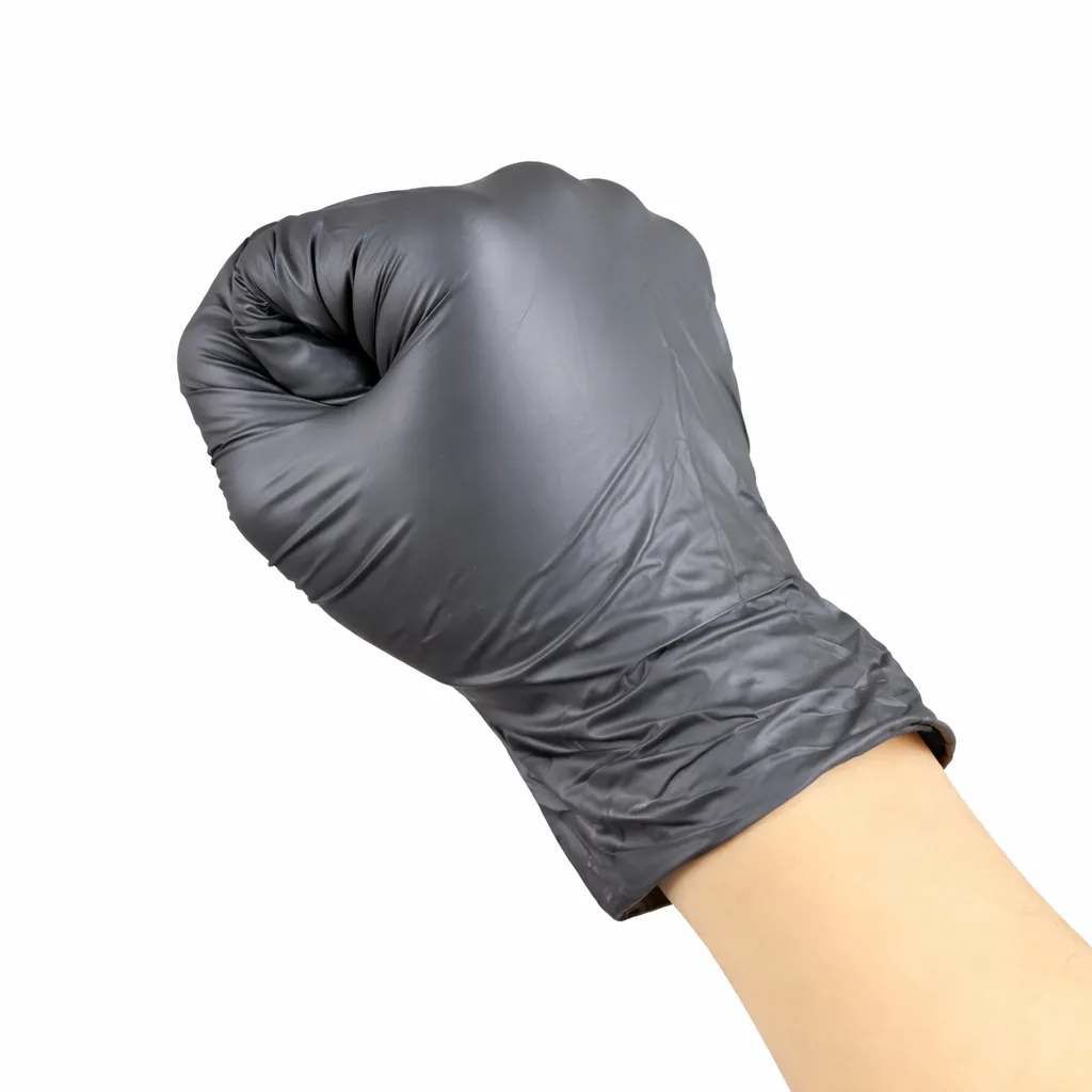 100 schwarze Einweg-Nitrilhandschuhe - Bild 6
