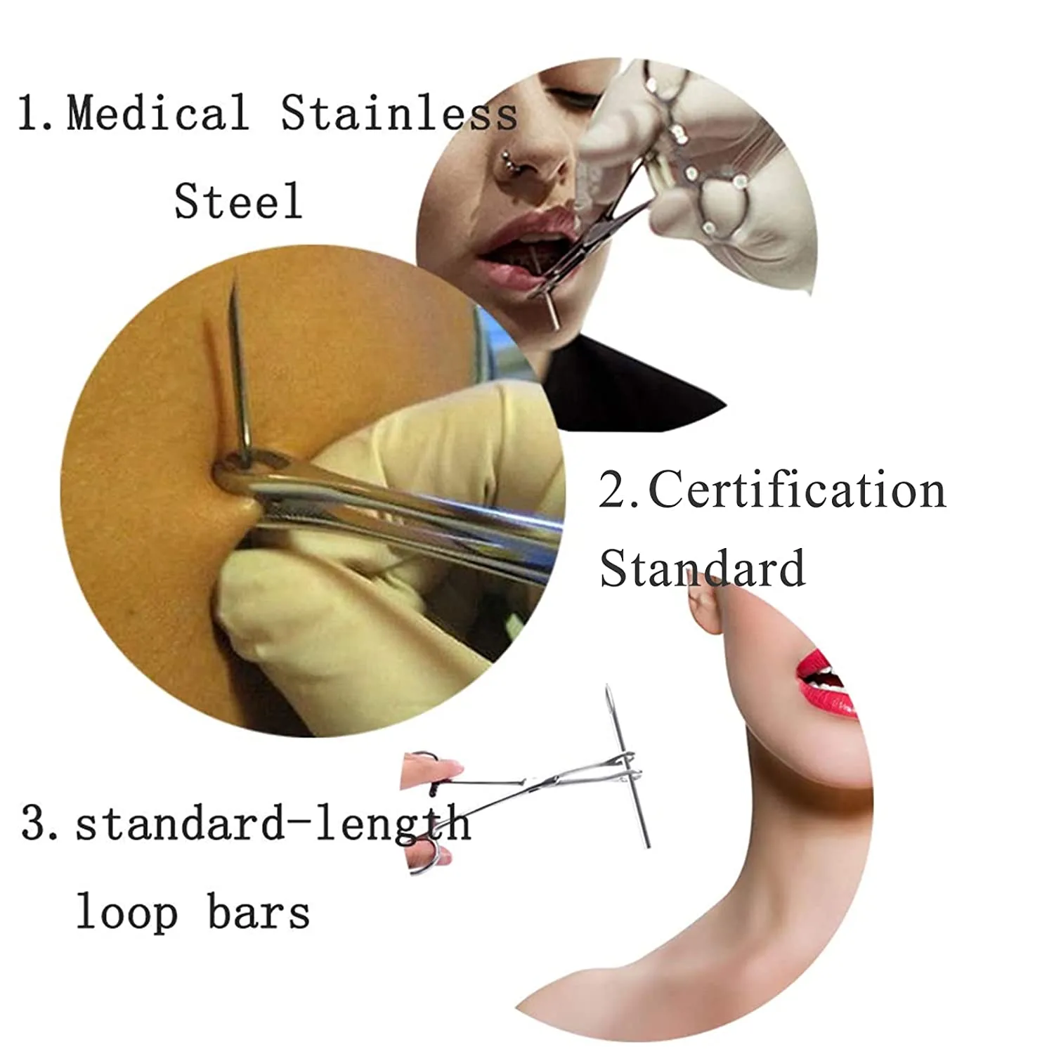 100 fourniture de piercing professionnelle - image 5