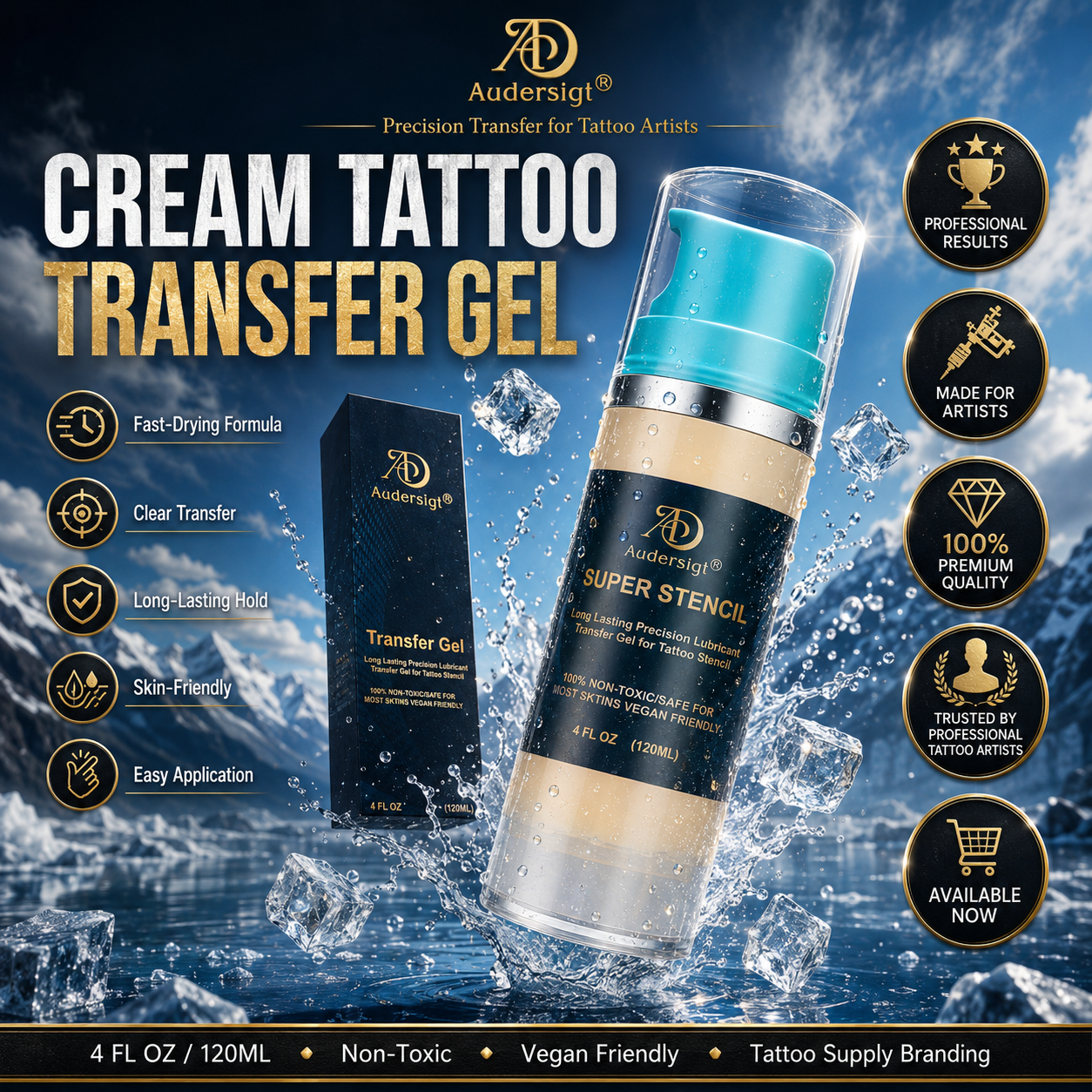120ml Tattoo Stencil Transfer Gel