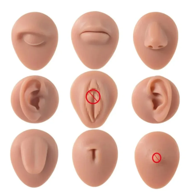 2 pcs Silicone Piercing Practice Model - image 3
