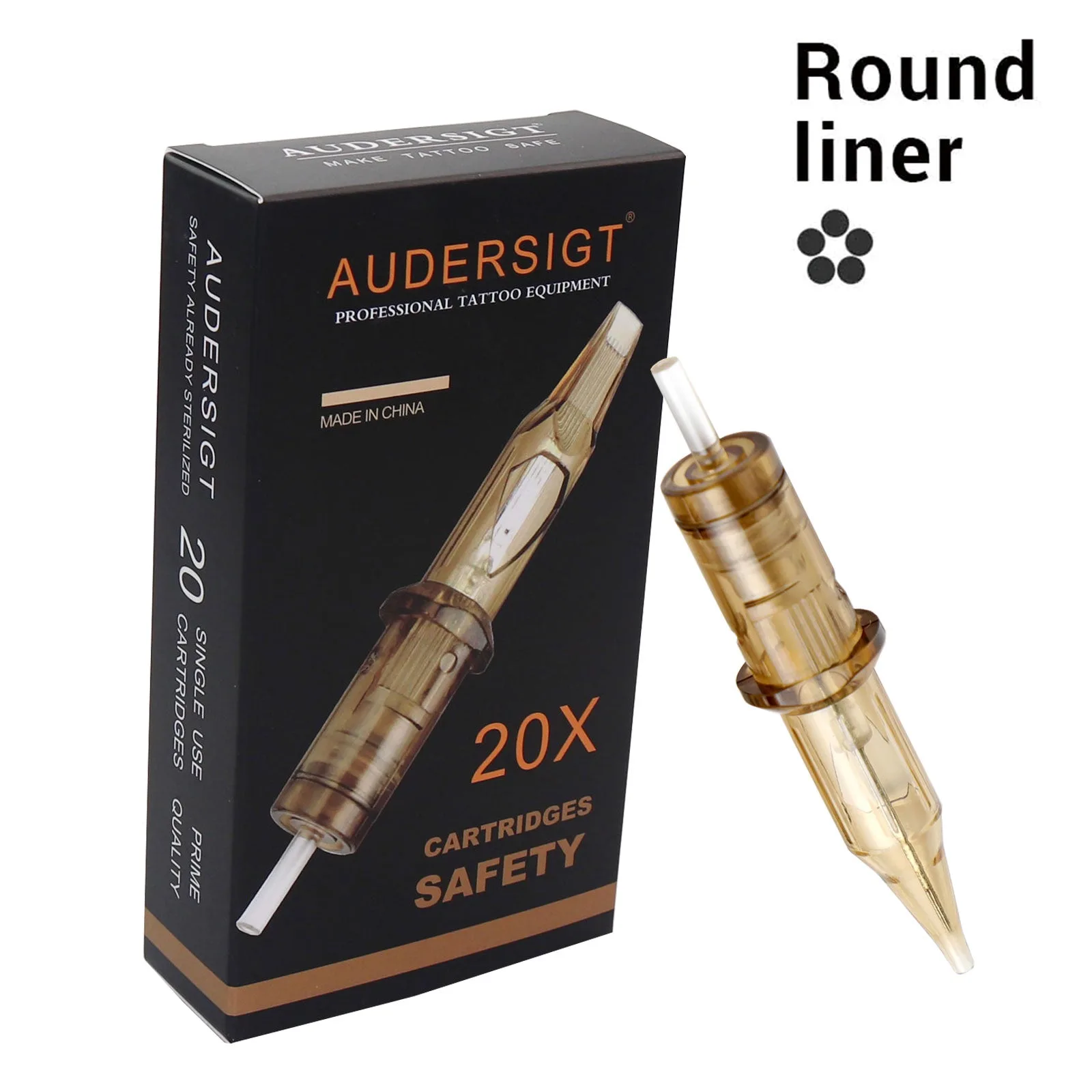 Audersigt Safety راوند لاينر كارتريدجات وشم