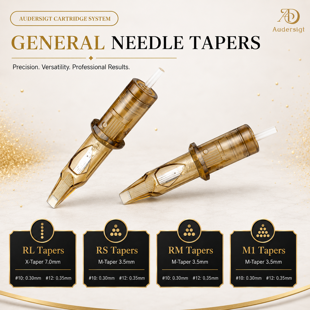 Audersigt Safety Round Liner Tattoo Cartridges — product configuration