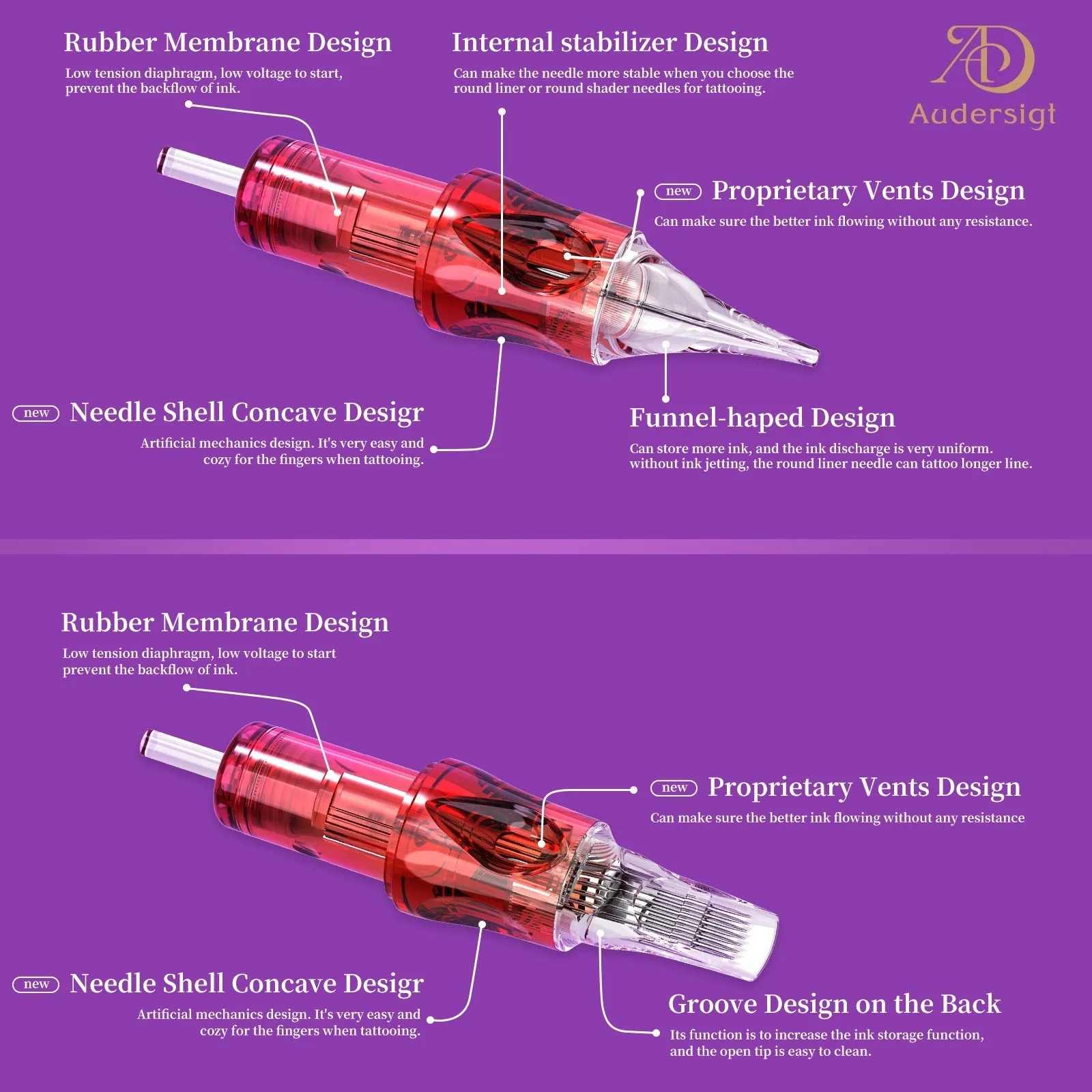 Flame Round Liner Tattoo Cartridges - image 6