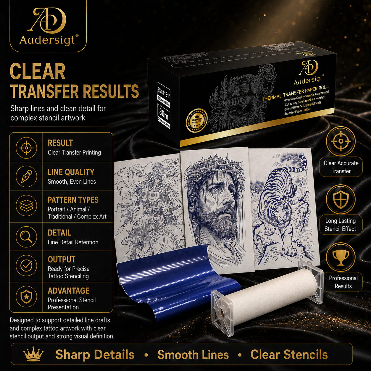Gold Label Roll Tattoo Stencil Transfer Paper