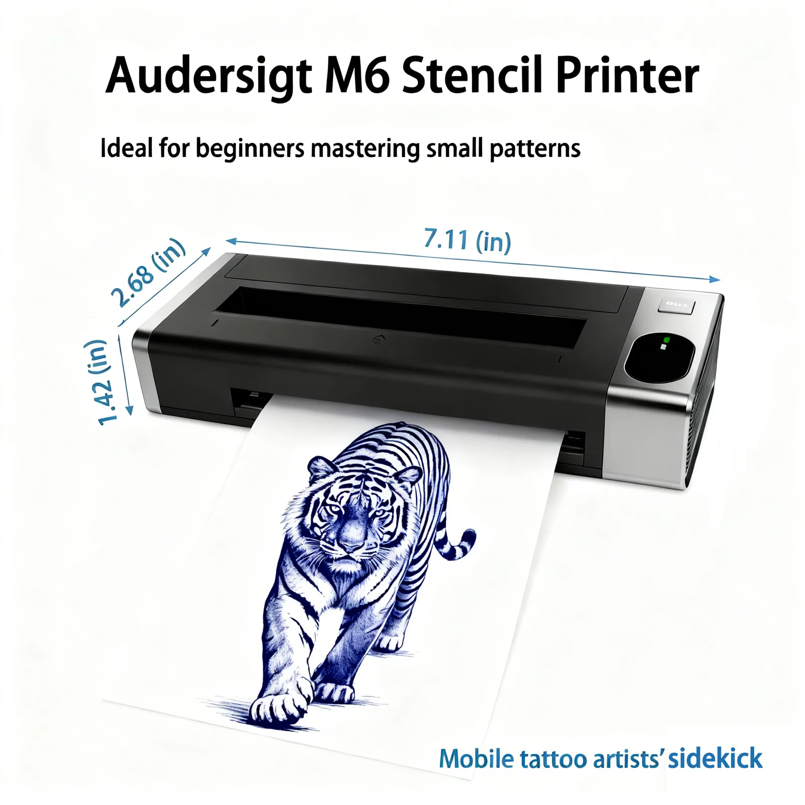 M6 Mini Bluetooth Thermal Tattoo Stencil Printer - image 4