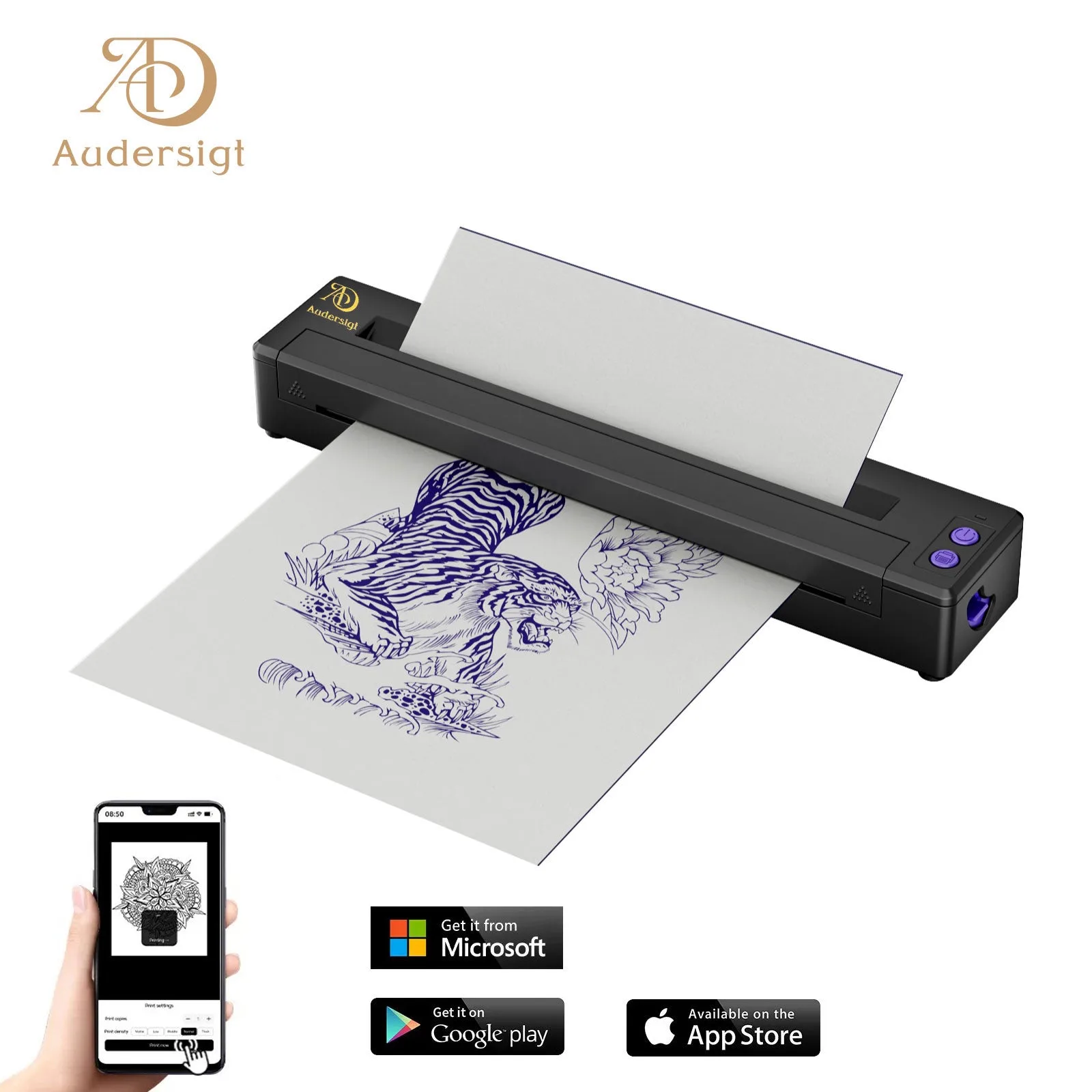 P19 Mini Bluetooth Thermal Tattoo Stencil Printer