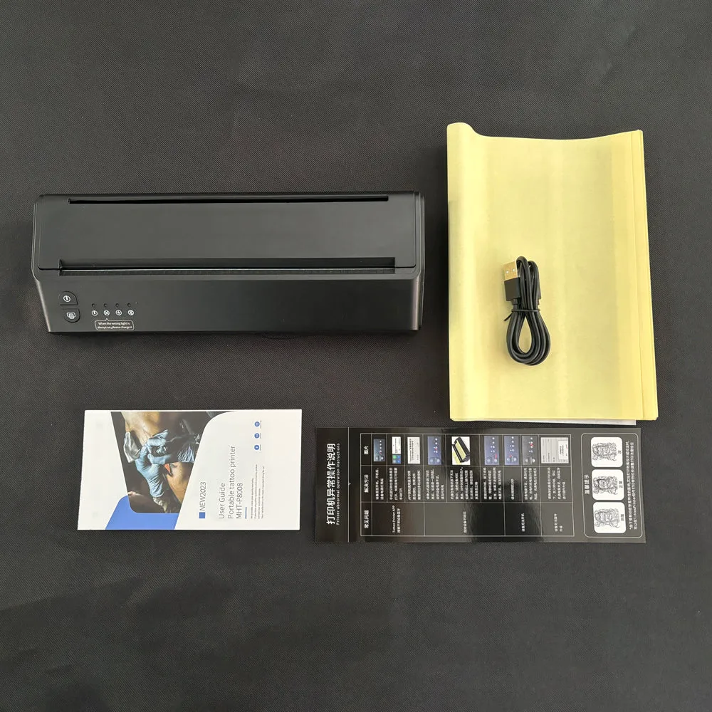 P8008 Mini 便携无线纹身热敏转印打印机 - 图片 7
