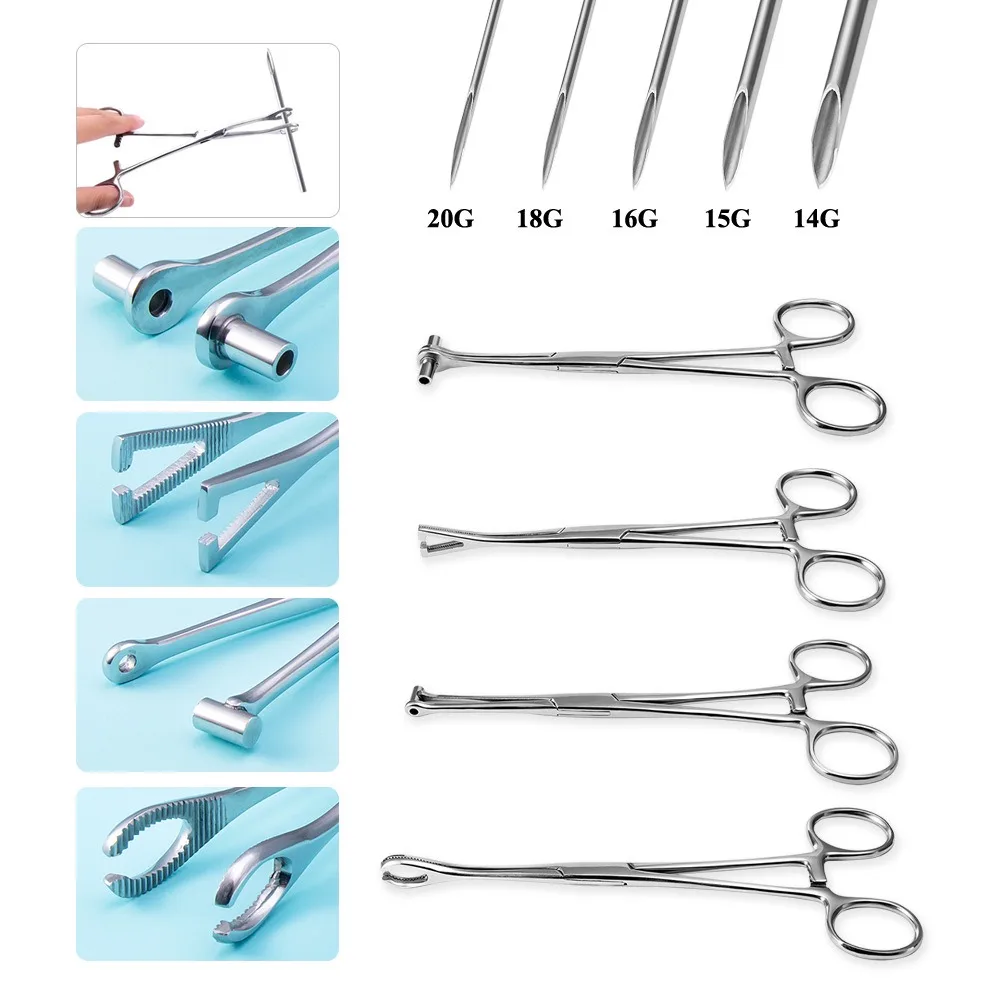 Alicate de piercing em aço inoxidável PR06 - imagem 2