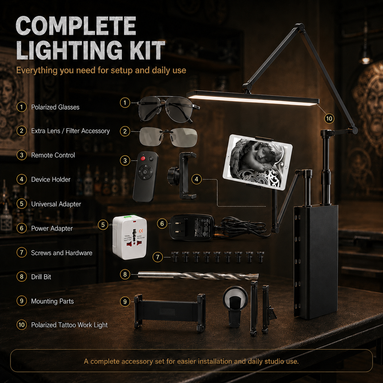 Tattoo Work Light — product configuration