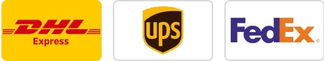 DHL Express, UPS, FedEx