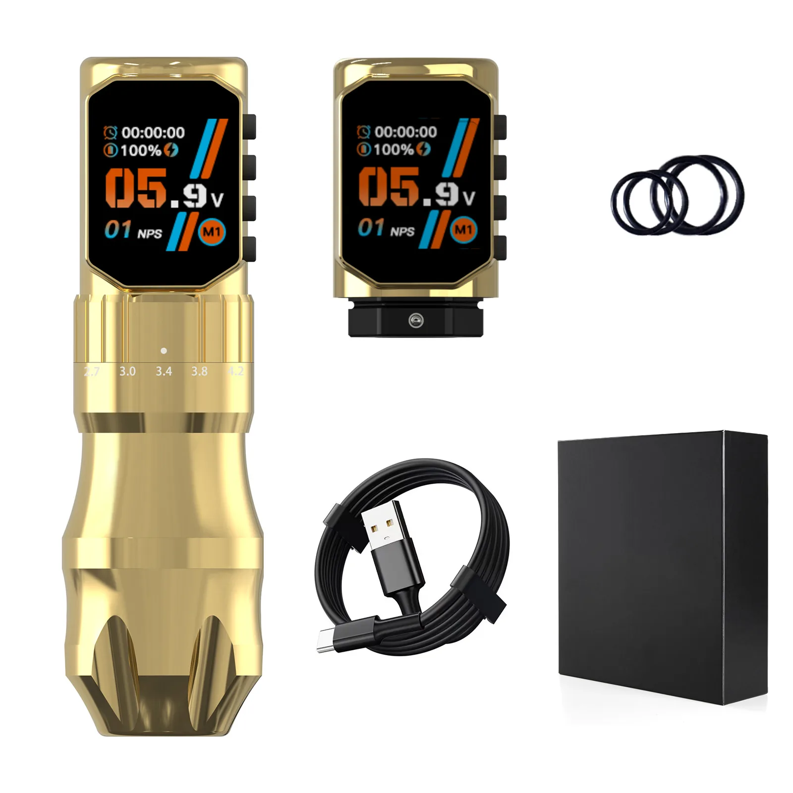 KT108 Adjustable-Stroke Wireless Tattoo Pen - image 7
