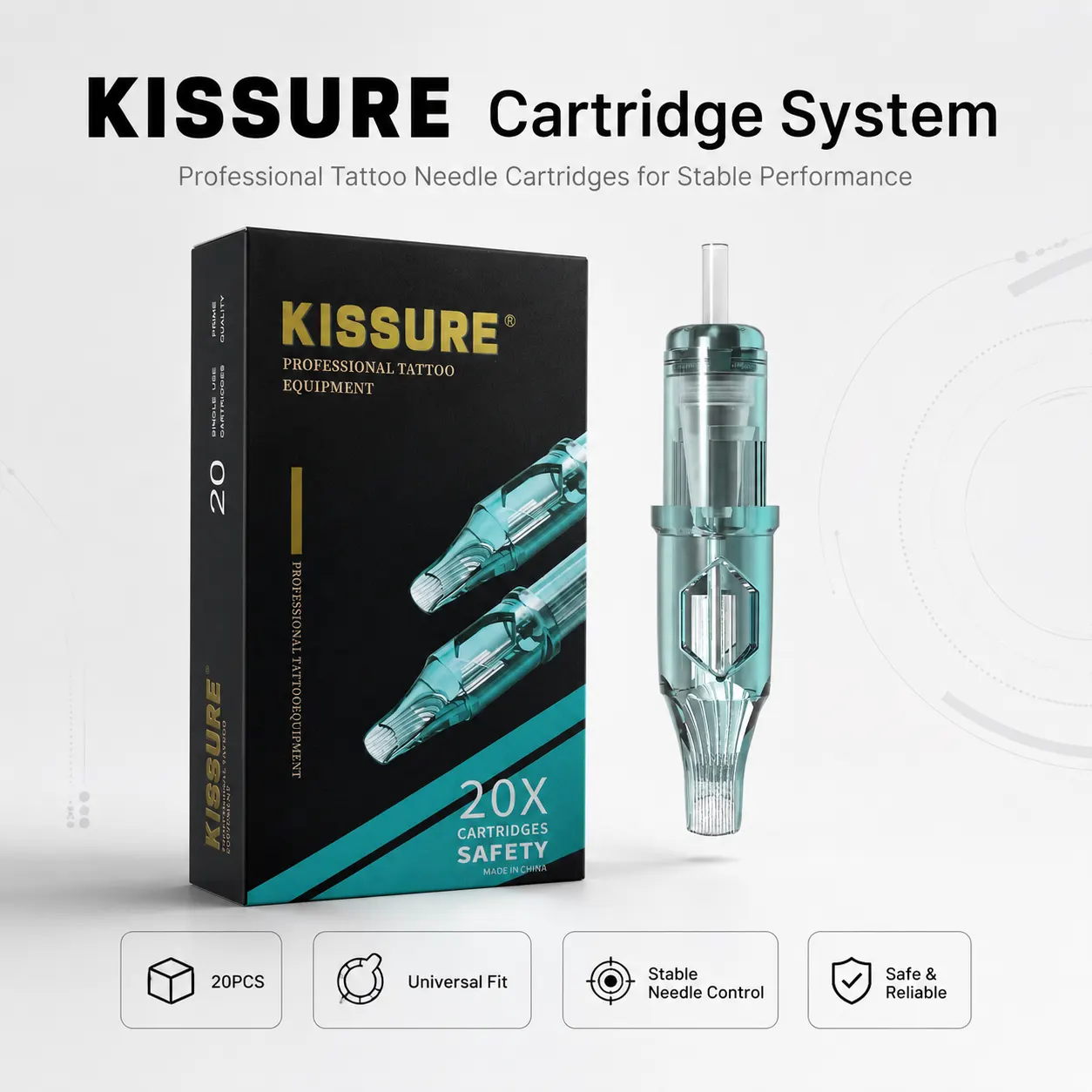 Kissure AD03 RL 刺青墨盒針・20 支裝，第 9 張圖片
