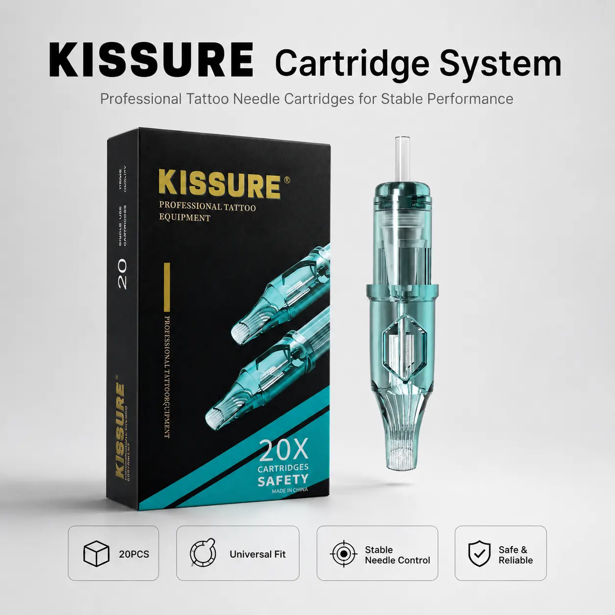 Kissure AD03 RS 刺青墨盒針・20 支裝，第 9 張圖片
