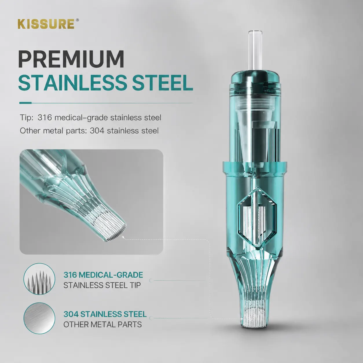 Kissure AD03 RL 刺青墨盒針・20 支裝，第 6 張圖片