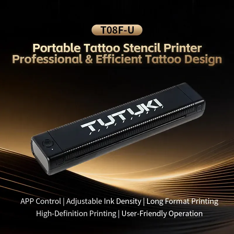 T08F-U — термопринтер для тату-трафаретов с Bluetooth