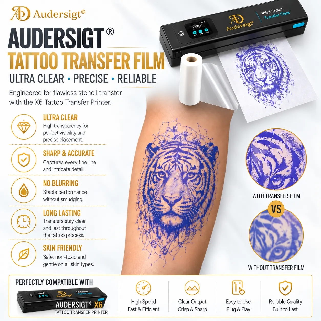 Прозрачная трансферная плёнка Audersigt — изображение 4