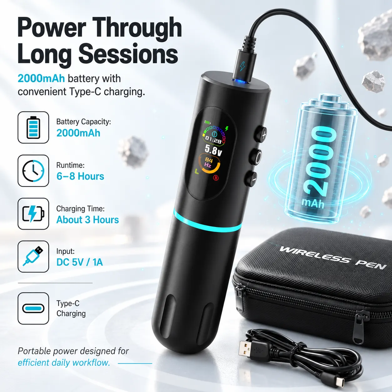 B6 Wireless Tattoo Pen - image 4